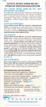 GARNIER Czysta Skóra ,krem przeciw niedoskonałościom 5w1, cera jasna,tył