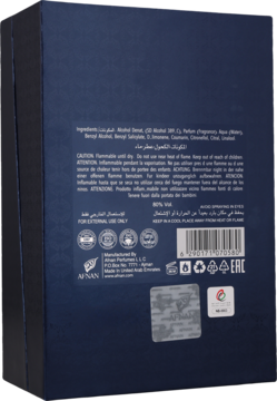 AFNAN Turathi Blue ,woda perfumowana dla mężczyzn,tył
