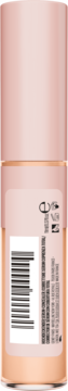 Tył jasnobeżowego korektora-serum Maybelline New York Lifter, z etykietą produktową i kodem kreskowym.
