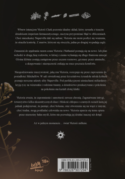 Tylna okładka książki "Trylogia Bitter", opis fabuły, kod ISBN, informacja o limitowanym zdjęciu z podpisami.