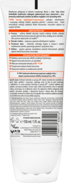 Tył białej tubki balsamu wyszczuplającego Lirene Pro Slim, z widocznym polskim opisem składników i działania.