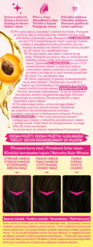 Tył opakowania Schwarzkopf Palette Color Shampoo. Opis: formuła bez amoniaku, olejek arganowy, koloryzacja 30 min, efekty brązu.