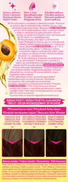 Etykieta Schwarzkopf Palette Color Shampoo, szampon koloryzujący z olejkiem arganowym. Pokazuje wzorniki koloru włosów.