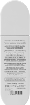 Coda Lab CERA MILK kapsułowe serum-mleczko do twarzy, biała butelka 100ml, widok tyłu z opisem.