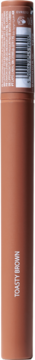 Konturówka do ust w formie pisaka, Toasty Brown, widok z boku, z pionowym napisem na brązowym opakowaniu.