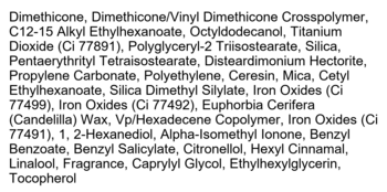 Lista składników bronzera I'm Meme Multi Stick Shading Light Cool, m.in. Dimethicone, Iron Oxides, Fragrance.