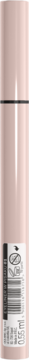 Precyzyjny eyeliner w pisaku Sharp Focus 01 w rose-gold opakowaniu, widok z przodu z etykietą.
