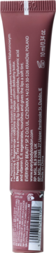 Różowy Peptide Lip Tint Everybody Beauty, tył tubki z opisem EN z peptydami i witaminą E.