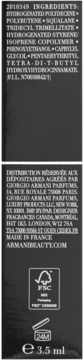 GIORGIO ARMANI Prisma Glass ,błyszczyk do ust, nr 01 Clear Shine,tył
