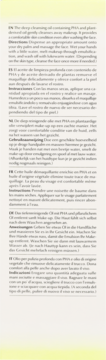 Pore Cleansing Olejek z kwasami PHA. Pionowa etykieta produktu z instrukcjami w wielu językach.