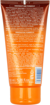 EVELINE COSMETICS ,przyspieszacz opalania na plażę i do solarium, SPF 6, niska ochrona,tył