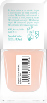 WIBO Nail Spa ,serum do paznokci, z keratyną i miodem,tył