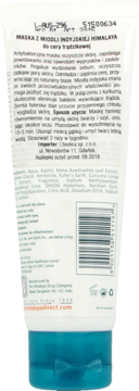 HIMALAYA ,maska z miodli indyjskiej do cery trądzikowej,tył