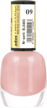 ADOS Premium Line ,lakier do paznokci, nr 09;,tył