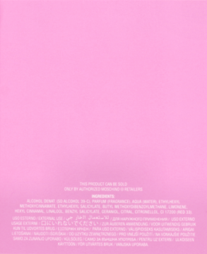 MOSCHINO Pink Bouquet ,woda toaletowa dla kobiet,tył