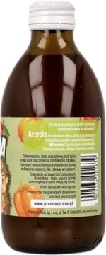 PREMIUM ROSA ,sok z owoców aceroli i jabłka,tył