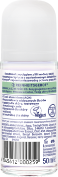 CD ,dezodorant w kulce, Lilia Wodna,tył