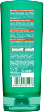 GARNIER FRUCTIS Grow Strong ,odżywka do włosów, wzmacniająca, przeciw wypadaniu, włosy osłabione i łamliwe,tył