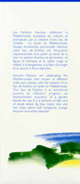 HERMES Un Jardin En Mediterranee ,woda toaletowa unisex,tył