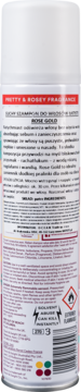 BATISTE Rose Gold ,suchy szampon do włosów, Promienna Róża,tył