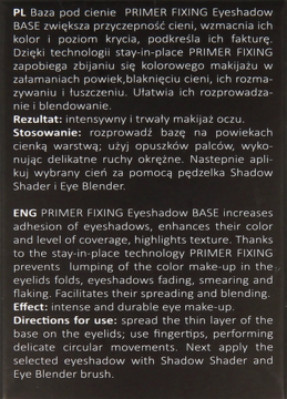 LORIGINE ,baza pod cienie,tył