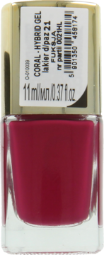 DELIA COSMETICS ,lakier do paznokci, nr 21 Fuksja,tył