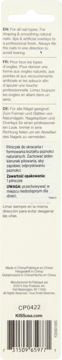 KISS ,pilniczek do skracania i formowania kształtu paznokci naturalnych,tył