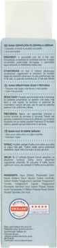 Tył opakowania serum do rzęs i brwi w jasnym kartoniku, z widocznym składem i pieczęcią "EXCELLENT" na dole.