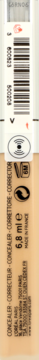 L'Oréal korektor w jasnobeżowej tubce 6,8 ml, widok z przodu, z czytelnym tekstem i kodem kreskowym, stojący.