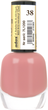 ADOS Premium Line ,lakier do paznokci, nr 38;,tył