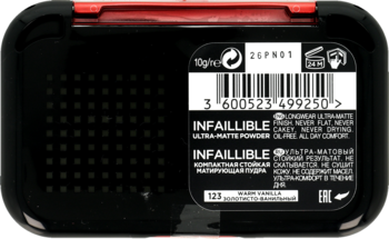 L'ORÉAL PARIS TRENDS FROM PARIS ,puder prasowany, nr 123,tył