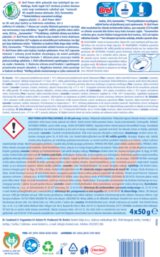 BREF Classic Power Aktiv,zawieszka do WC, Sosnowy Las, Lawendowe Pole,tył