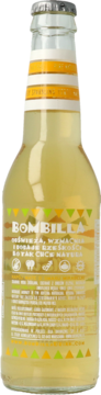 BOMBILLA Yellow ,napój lekko gazowany, Mate o smaku Mirabelki,tył