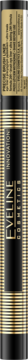 Czarny eyeliner Precise Brush Liner w złoto-czarnej tubce z metalicznym wykończeniem i poziomymi paskami, z przodu.
