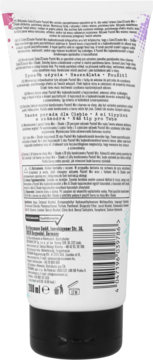 Tył białej tubki odżywki Color2Create Pastell Mix z czarną zakrętką, z kolorowymi wzorami i widocznymi instrukcjami.