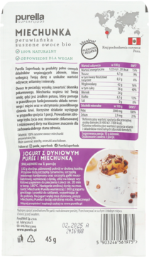 PURELLA SUPERFOODS Uroda ,miechunka BIO,tył