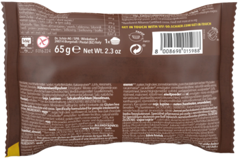 SCHÄR ,muffin bezglutenowy, z czekoladą,tył