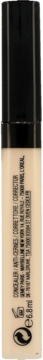 Pionowy beżowy korektor Maybelline Fit Me w tubce z czarną nakrętką, widoczne napisy i objętość 8.8ml.