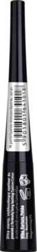Ultra czarny eyeliner Lovely Beauty Liner, widok z tyłu, z kodem kreskowym i informacjami na etykiecie.