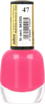 ADOS Premium Line ,lakier do paznokci, nr 47;,tył