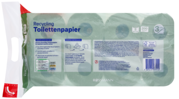 ALOUETTE Recycling ,papier toaletowy z recyklingu, 3-warstwowy,tył