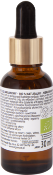 ARGANOVE ,olej arganowy, odżywiający, nawilżający, ujędrniający, 100% naturalny,tył