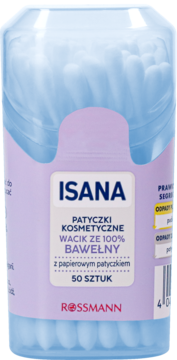ISANA ,patyczki kosmetyczne, Travel Box,przód