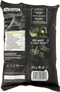 YESCHIPS ,chipsy, groszek z makiem,tył