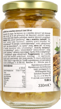 ENERBIO ,sos z orzechami ziemnymi,tył