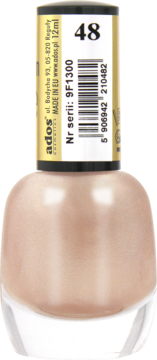 ADOS Premium Line ,lakier do paznokci, nr 48;,tył
