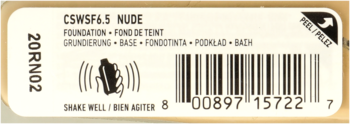 NYX PROFESSIONAL MAKEUP Can't Stop Won't Stop ,podkład do twarzy, matowy, pełne krycie, nr 6.5 Nude,tył
