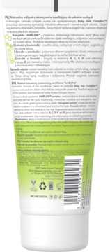 BEBIO COSMETICS Super Hydration ,odżywka do włosów suchych, intensywnie nawilżająca,tył