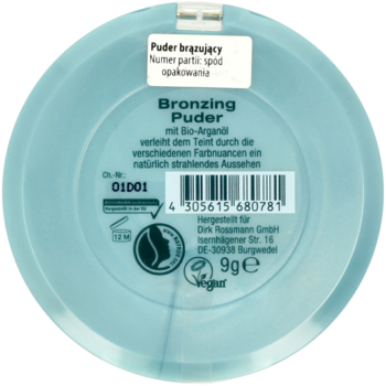 ALTERRA ,puder brązujący,tył