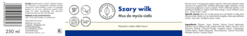 Biała etykieta musu do mycia Scary Wilk z wilkiem, 250 ml. Męski zapach, aktywny węgiel.